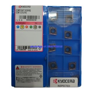 Original Kyocera CCMT09T308HQ PR1125 Carbide Insert - Diamond 80° (10 PCS)