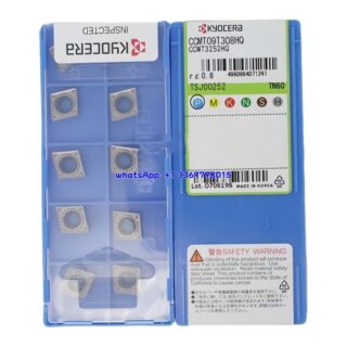 Original Kyocera CCMT09T308HQ Carbide Insert - Diamond 80° (10 PCS) TN60 CCMT09T308HQ TN60