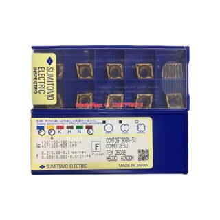 Original Sumitomo CCMT09T308N-SU AC630M Carbide Insert - Diamond 80° (10 PCS)