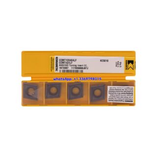 Original Kennametal CCMT120404-LF KC5010 Carbide Insert - Diamond 80° | Steel (10 PCS)