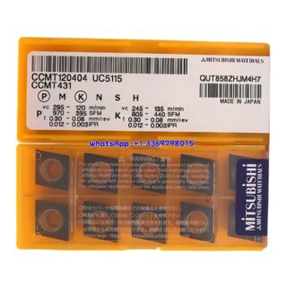 Original Mitsubishi CCMT120404 UC5115 Carbide Insert - Diamond 80° | Cast Iron (10 PCS)