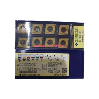 Original Sumitomo CCMT120404N-SU AC820P Carbide Insert - Diamond 80° | Steel (10 PCS)