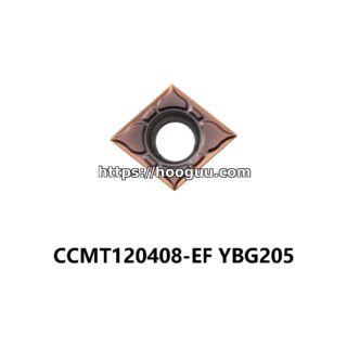 Original ZCC-CT CCMT120408-EF YBG205 Carbide Turning Insert - Diamond 80° | Steel & More (10 PCS)