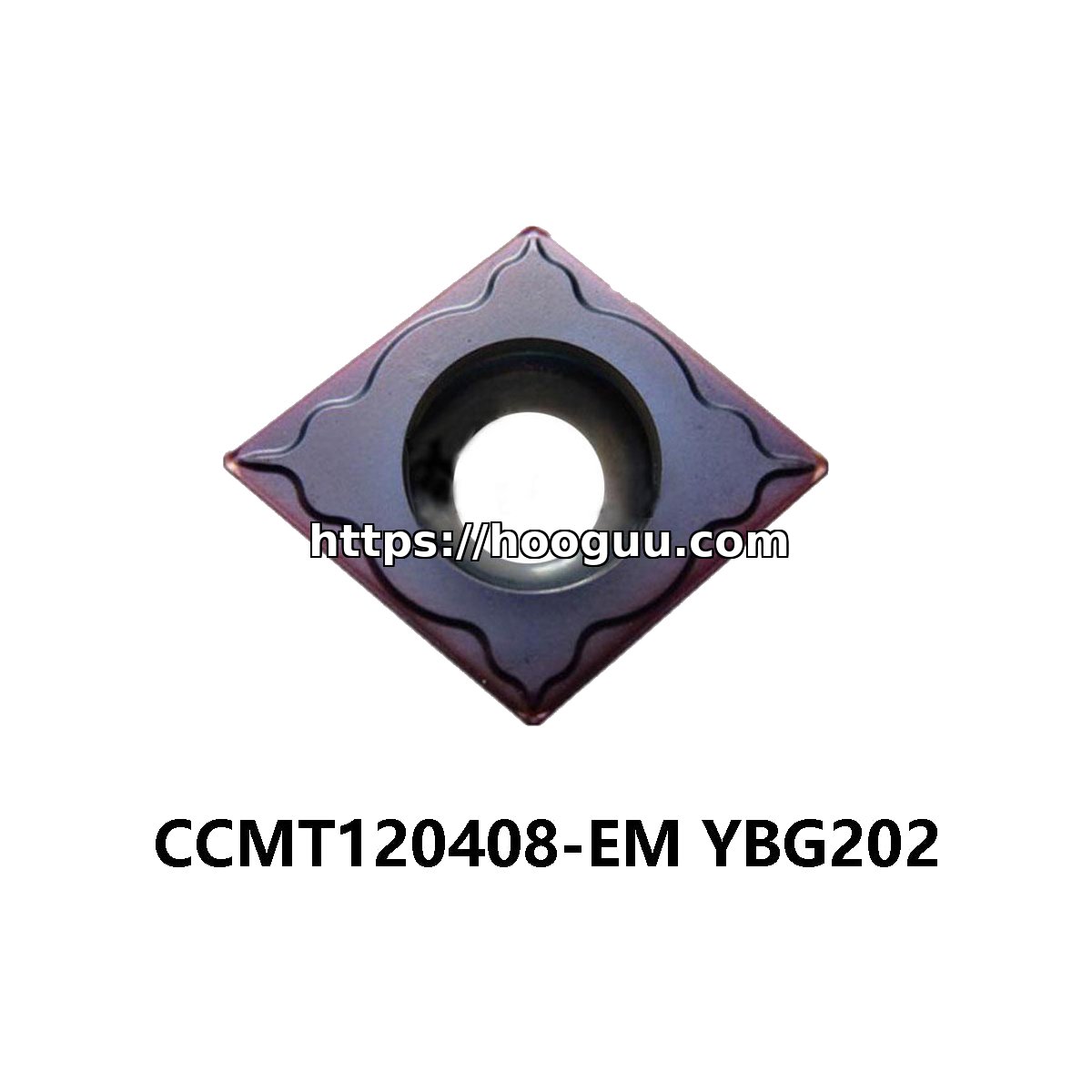 ZCC-CT CCMT120408-EM YBG202 Diamond 80° Steel CCMT432 - Image 2