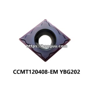 Original ZCC-CT CCMT120408-EM YBG202 Carbide Insert - Diamond 80° | Steel & More (10 PCS)