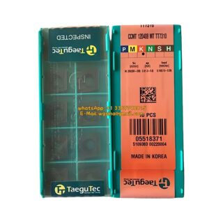 Original TaeguTec CCMT120408-MT TT7310 Carbide Insert - Diamond 80° (10 PCS)
