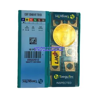 Original TaeguTec CCMT120408-MT TT8135 Carbide Insert - Diamond 80° (10 PCS)