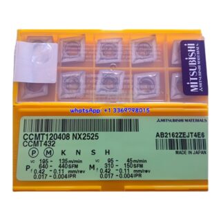Original Mitsubishi CCMT120408 NX2525 Carbide Insert - Diamond 80° | Steel, Cast Iron (10 PCS)