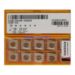 Original Mitsubishi CCMT120408 UE6020 Carbide Insert - Diamond 80° | Steel & More (10 PCS)
