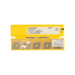 Original Kennametal CCMT120408LF KC5010 Carbide Insert - Diamond 80° | Steel (10 PCS)