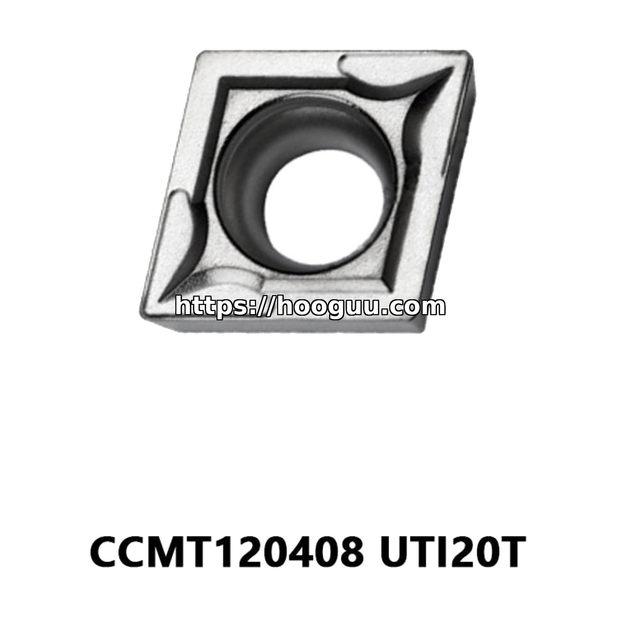 Original Mitsubishi CCMT120408 Carbide Turning Insert - Diamond 80° (10 PCS) UTI20T CCMT120408 UTI20T