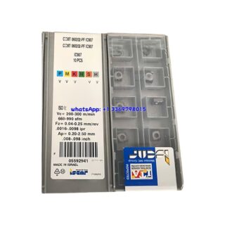 Original Iscar 060202-PF IC907 Carbide Turning Insert | Stainless Steel & More (10 PCS) CCMT CCMT 060202-PF IC907