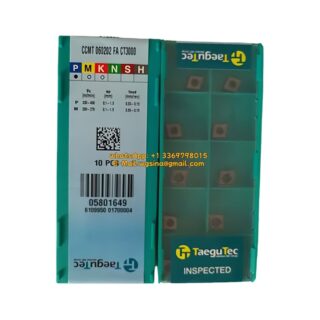 Original TaeguTec 060202 CT3000 Carbide Insert (10 PCS) CCMT FA CCMT 60202 FA CT3000