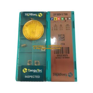Original TaeguTec CCMT09T308-FG TT5080 Carbide Turning Insert - Diamond 80° (10 PCS)