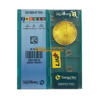 Original TaeguTec 060204 TT8125 Carbide Insert | Steel (10 PCS) CCMT MT CCMT 60204 MT TT8125