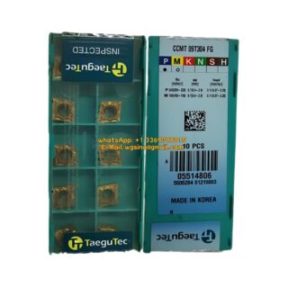 Original TaeguTec 09T304 TT5100 Carbide Insert (10 PCS) CCMT FG CCMT 09T304 FG TT5100
