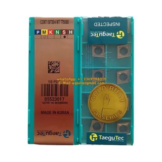 Original TaeguTec 09T304 TT5080 Carbide Insert (10 PCS) CCMT MT CCMT 09T304 MT TT5080