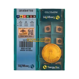 Original TaeguTec 09T304 TT7015 Carbide Insert (10 PCS) CCMT MT CCMT 09T304 MT TT7015