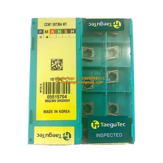 Original TaeguTec CCMT09T304-MT TT8020 Carbide Turning Insert - Diamond 80° | Cast Iron (10 PCS)
