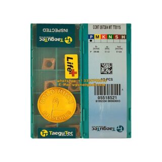 Original TaeguTec 09T304 TT8115 Carbide Insert (10 PCS) CCMT MT CCMT 09T304 MT TT8115