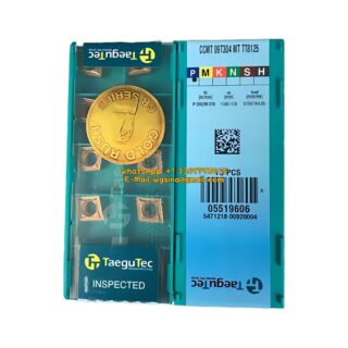 Original TaeguTec 09T304 TT8125 Carbide Insert | Steel (10 PCS) CCMT MT CCMT 09T304 MT TT8125