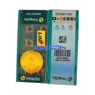 Original TaeguTec 09T308 TT8125 Carbide Insert | Steel (10 PCS) CCMT FG CCMT 09T308 FG TT8125