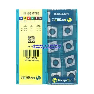 Original TaeguTec 120404 TT8020 Carbide Insert | Cast Iron (10 PCS) CCMT MT CCMT 120404 MT TT8020