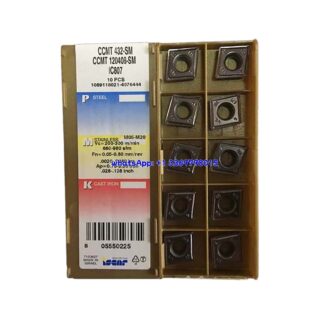 Original Iscar 120408-SM IC807 Carbide Turning Insert (10 PCS) CCMT CCMT 120408-SM IC807