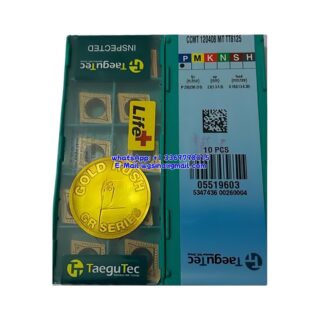 Original TaeguTec 120408 TT8125 Carbide Insert | Steel (10 PCS) CCMT MT CCMT 120408 MT TT8125