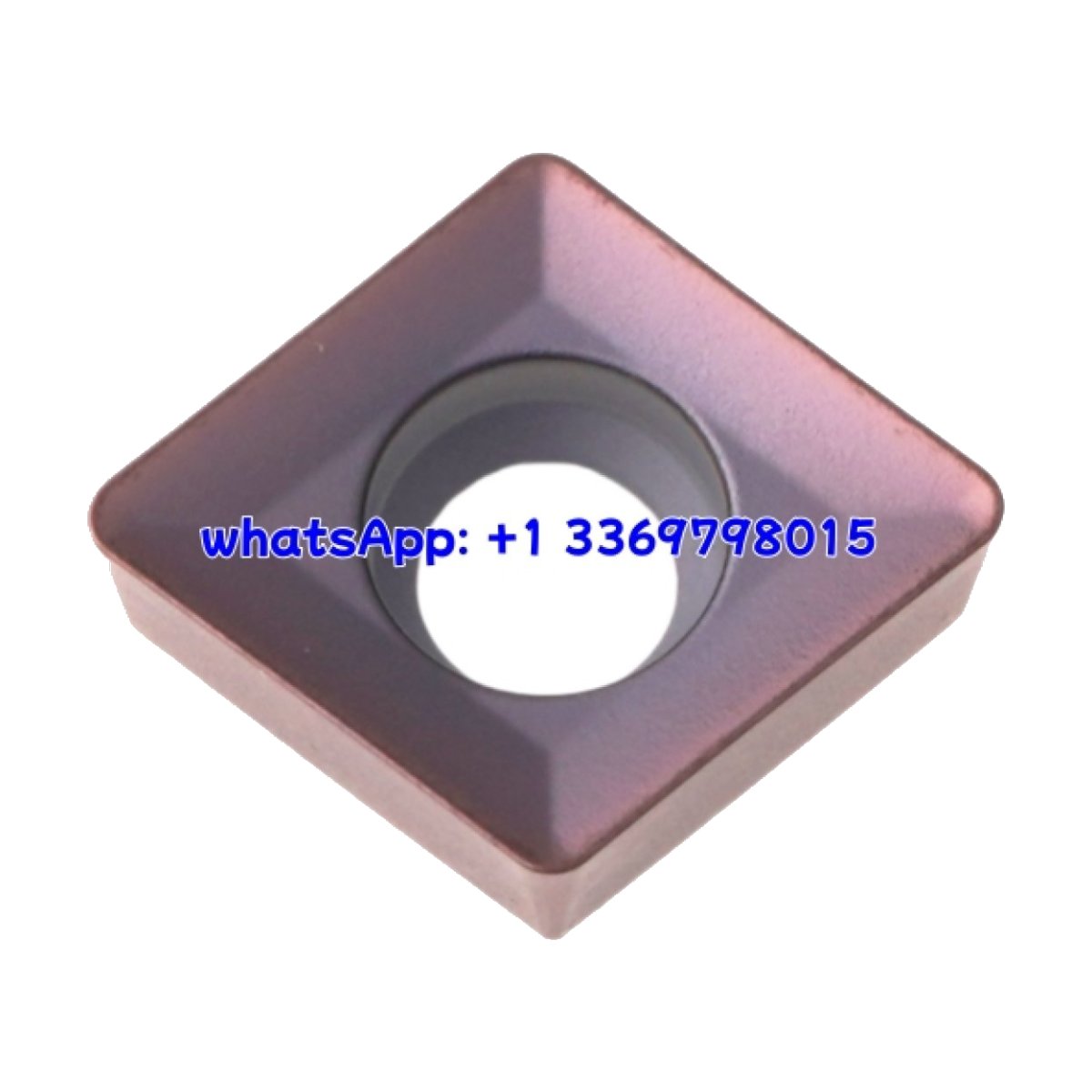 Original Mitsubishi CCMX09T308EN-A VP15TF Carbide Turning Insert - Diamond 80° | Steel, Stainless Steel