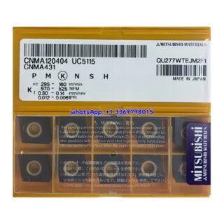 Original Mitsubishi CNMA120404 UC5115 Carbide Insert - Diamond 80° | Cast Iron (10 PCS)