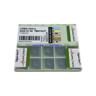 Original Walter CNMA120412 Carbide Turning Insert - Diamond 80° (10 PCS) WAK10 CNMA120412 WAK10