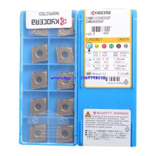 Original Kyocera CNMG120402-GP CA5525 Carbide Insert - Diamond 80° | Steel (10 PCS)