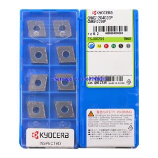 Original Kyocera CNMG120402-GP Carbide Insert - Diamond 80° (10 PCS) TN60 CNMG120402-GP TN60