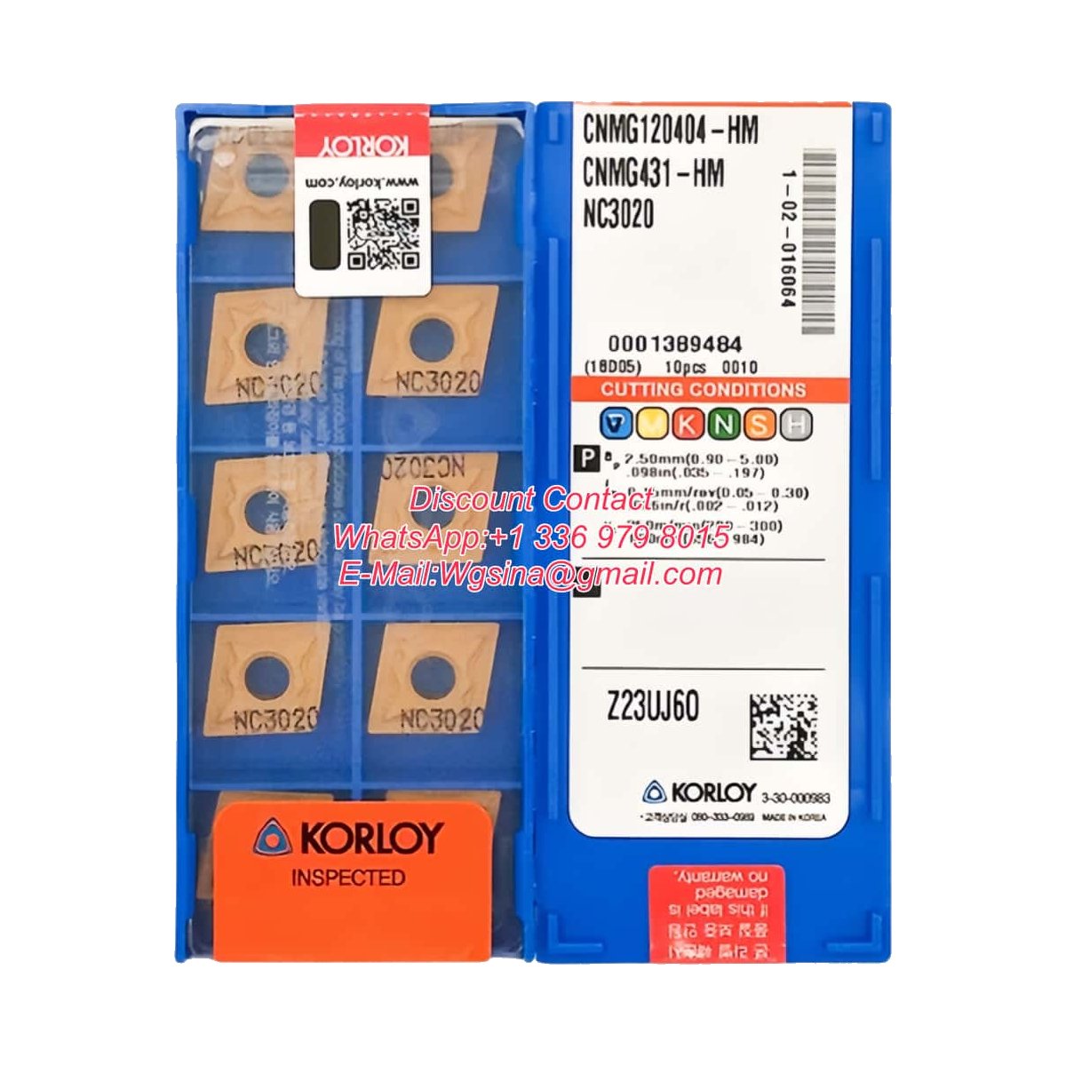 CNMG120404-HM NC3020