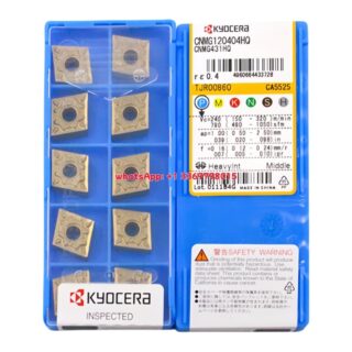 Original Kyocera CNMG120404-HQ CA5525 Carbide Insert - Diamond 80° | Steel (10 PCS)
