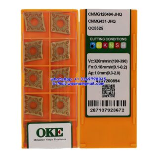 Original OKE CNMG120404-JHQ OC5525 Carbide Insert - Diamond 80° (10 PCS)