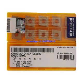 Original Mitsubishi CNMG120404-MA UE6020 Carbide Insert - Diamond 80° (10 PCS)