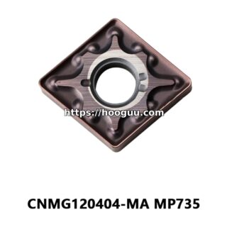 Original Mitsubishi CNMG120404-MA MP735 Carbide Turning Insert - Diamond 80° (10 PCS)
