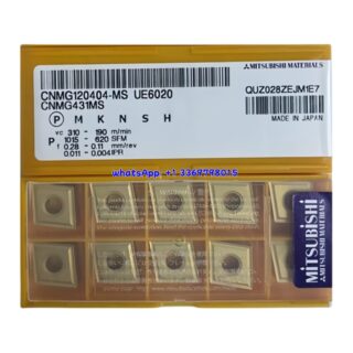 Original Mitsubishi CNMG120404-MS UE6020 Carbide Insert - Diamond 80° | Steel (10 PCS)