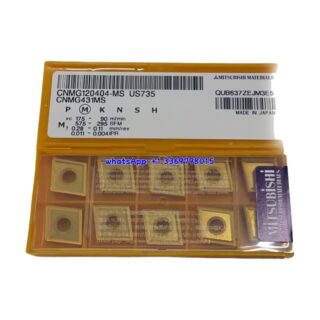 Original Mitsubishi CNMG120404-MS US735 Carbide Insert - Diamond 80° | Steel (10 PCS)