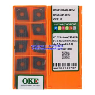 Original OKE CNMG120404-OPM OC2115 Carbide Insert - Diamond 80° (10 PCS)