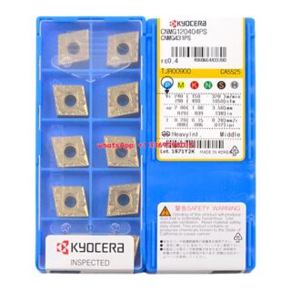 Original Kyocera CNMG120404-PS CA5525 Carbide Insert - Diamond 80° | Steel (10 PCS)