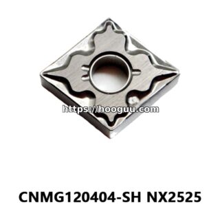 Original Mitsubishi CNMG120404-SH NX2525 Carbide Turning Insert - Diamond 80° | Steel (10 PCS)