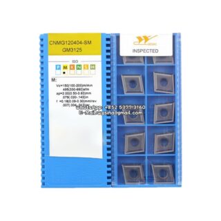 Original Gesac CNMG120404-SM GM3125 Carbide Insert - Diamond 80°