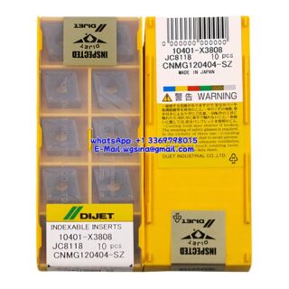 Original DIJET CNMG120404-SZ JC8118 Carbide Insert - Diamond 80° (10 PCS)