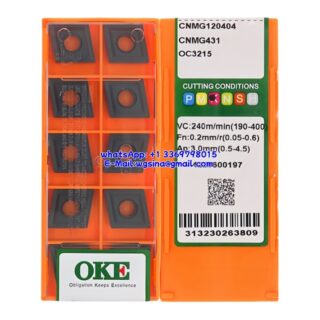 Original OKE CNMG120404 OC3215 Carbide Insert - Diamond 80° (10 PCS)