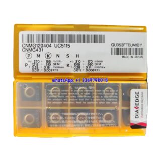 Original Mitsubishi CNMG120404 UC5115 Carbide Insert - Diamond 80° | Steel (10 PCS)