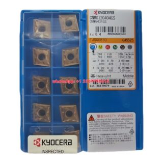Original Kyocera CNMG120404GS CA5525 Carbide Insert - Diamond 80° | Steel (10 PCS)