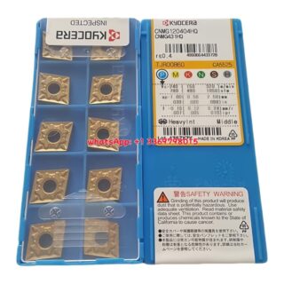 Original Kyocera CNMG120404HQ CA5525 Carbide Insert - Diamond 80° | Steel (10 PCS)
